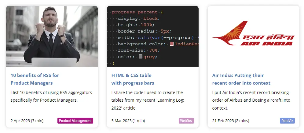 A screenshot of 2 identical html cards, both include an image, a title, and a short description. In the card on the left the title is on 2 lines, but the second line only includes the word '10', in the second card, the title is also on 2 lines, but the second line includes the words in 'Windows 10'.