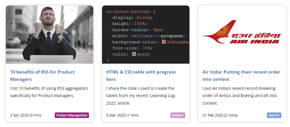 A screenshot of 2 identical html cards, both include an image, a title, and a short description. In the card on the left the title is on 2 lines, but the second line only includes the word '10', in the second card, the title is also on 2 lines, but the second line includes the words in 'Windows 10'.